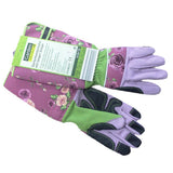 Max Long Gardening Gloves Oxford Clot/Cotton Cut Resistant Gloves Pink
