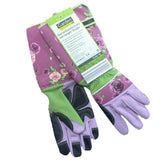 Max Long Gardening Gloves Oxford Clot/Cotton Cut Resistant Gloves Pink