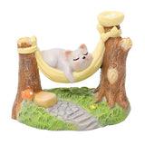 Max Miniature Animals Model Statue Fairy Garden Decor Toy Acting Cute Cat