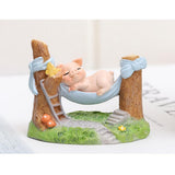 Max Miniature Animals Model Statue Fairy Garden Decor Toy Acting Cute Pig