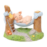 Max Miniature Animals Model Statue Fairy Garden Decor Toy Acting Cute Pig