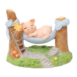 Max Miniature Animals Model Statue Fairy Garden Decor Toy Acting Cute Pig