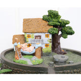 Max Miniature Animals Model Statue Fairy Garden Decor Toy Acting Cute Pig