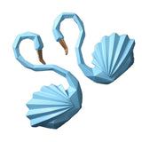 Max Maxb Geometric Swan Ornaments Living Room Bedroom Wine Cabinet Decorations Blue