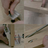 Max Maxb Alloy Self Centering Dowelling Jig Woodworking Positioner Locator and Screws