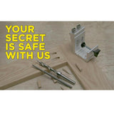 Max Maxb Alloy Self Centering Dowelling Jig Woodworking Positioner Locator and Screws