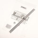 Max Stainless Steel Machinist Engineer Ruler 110-0-110mm Aluminum