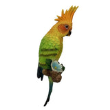 Max Simulation Parrot Bird Sculpture, Wall Hanging B