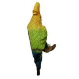 Max Simulation Parrot Bird Sculpture, Wall Hanging B