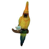Max Simulation Parrot Bird Sculpture, Wall Hanging B