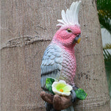 Max Simulation Parrot Bird Sculpture, Wall Hanging D