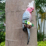 Max Simulation Parrot Bird Sculpture, Wall Hanging D