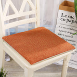 Max Indoor Chair Seat Sofa Pads Office Cushions Orange 40x40 Memory Foam