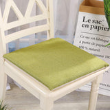 Max Square Indoor Chair Seat Sofa Pads Office Cushion Green 40x40 Memory Foam