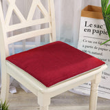 Max Square Indoor Chair Seat Sofa Pads Office Cushion Red  40x40 Memory Foam