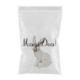 Max Resin Rabbit Statue Bunny Garden Sculpture Lawn Yard Art Decor White