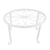 Max Metal Plants Stand Flowerpot Holder Iron Art Pot Vase Holder Shelf White