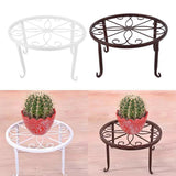 Max Metal Plants Stand Flowerpot Holder Iron Art Pot Vase Holder Shelf White