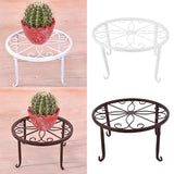 Max Metal Plants Stand Flowerpot Holder Iron Art Pot Vase Holder Shelf White