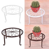 Max Metal Plants Stand Flowerpot Holder Iron Art Pot Vase Holder Shelf White