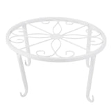 Max Metal Plants Stand Flowerpot Holder Iron Art Pot Vase Holder Shelf White