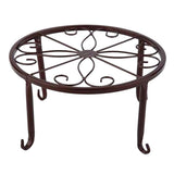 Max Metal Plants Stand Flowerpot Holder Iron Art Pot Vase Holder Shelf Bronze