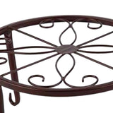 Max Metal Plants Stand Flowerpot Holder Iron Art Pot Vase Holder Shelf Bronze