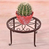 Max Metal Plants Stand Flowerpot Holder Iron Art Pot Vase Holder Shelf Bronze