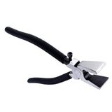 Max 8 Inch Glass Breaker Plier Flat Nozzle Stained Glass Running Pliers Tools