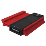 Max 125mm Irregular Profile Measuring Gauge Contour Duplication Gauge - Red