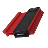 Max 125mm Irregular Profile Measuring Gauge Contour Duplication Gauge - Red