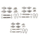 Max Quadrilateral Sun Shade Sail Stainless Steel Hardware Installation Kit 5mm