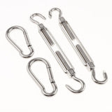 Max Quadrilateral Sun Shade Sail Stainless Steel Hardware Installation Kit 8mm