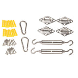 Max Quadrilateral Sun Shade Sail Stainless Steel Hardware Installation Kit 6mm