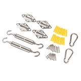 Max Quadrilateral Sun Shade Sail Stainless Steel Hardware Installation Kit 6mm