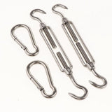 Max Quadrilateral Sun Shade Sail Stainless Steel Hardware Installation Kit 6mm