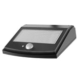 Max 1pc LED Outdoor Solar Wall Light Motion Sensor Solar Lamp Black  White Light