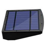 Max 1pc LED Outdoor Solar Wall Light Motion Sensor Solar Lamp Black  White Light