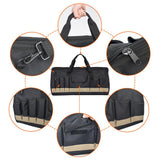 Max 24inch Large Capacity Oxford Electrician Tool Pouch Organizer Bag