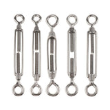 Max Stainless Steel Turnbuckle Wire Rope Tensioner Hook Eye Rigging Screw M4