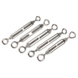 Max Stainless Steel Turnbuckle Wire Rope Tensioner Hook Eye Rigging Screw M4