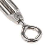 Max Stainless Steel Turnbuckle Wire Rope Tensioner Hook Eye Rigging Screw M4
