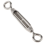 Max Stainless Steel Turnbuckle Wire Rope Tensioner Hook Eye Rigging Screw M4