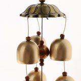Max Brass Wind Chimes with Bells Outdoor Garden Home Decor Ornament  9 Bells
