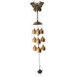 Max Brass Wind Chimes with Bells Outdoor Garden Home Decor Ornament  9 Bells