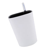 Max Self Watering Traditional Round Planter Pot  White