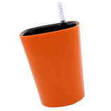 Max Self Watering Traditional Round Planter Pot  Orange
