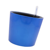 Max Self Watering Traditional Round Planter Pot  Blue