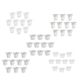 Max 10Pcs Mesh Pot Net Cup Basket Hydroponic Plant Grow Round 34x17x35mm