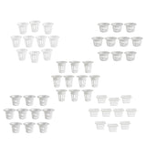 Max 10Pcs Mesh Pot Net Cup Basket Hydroponic Plant Grow Round 34x17x35mm